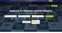 Desktop Screenshot of designhill.com